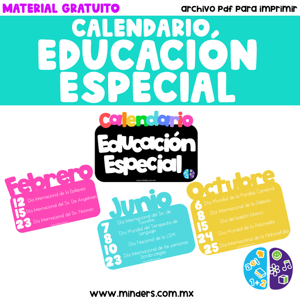 Calendario Educación Especial