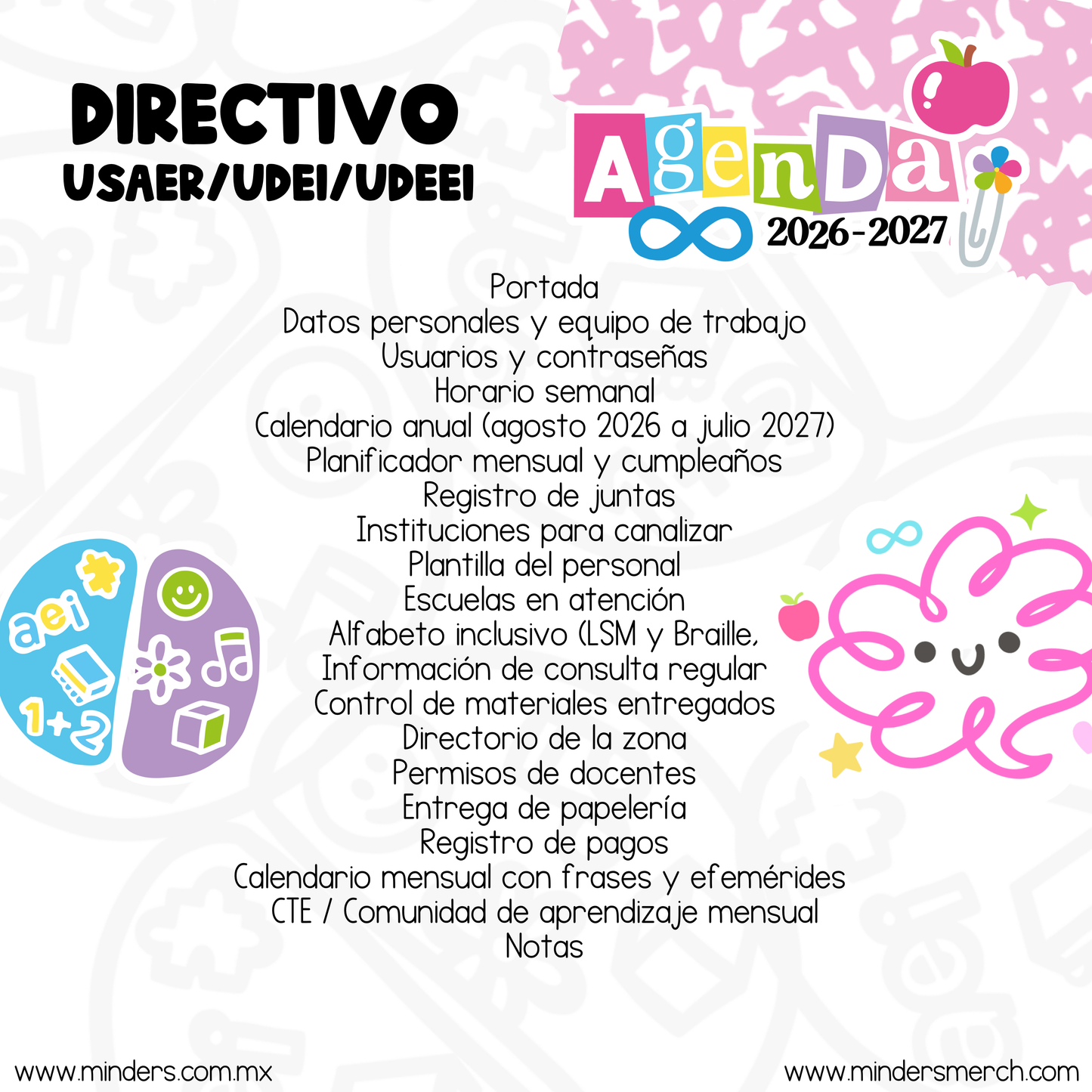 Agenda Digital PDF 2026-2027 - Directivo USAER - UDEI - UDEEI
