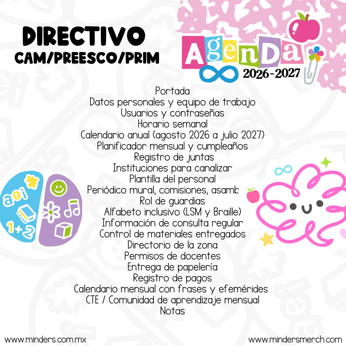 Agenda Digital PDF 2026-2027 - Directivo Primaria - Preescolar - CAM