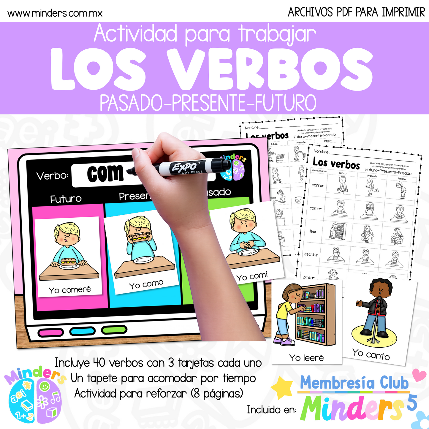 Actividad para trabajar los verbos