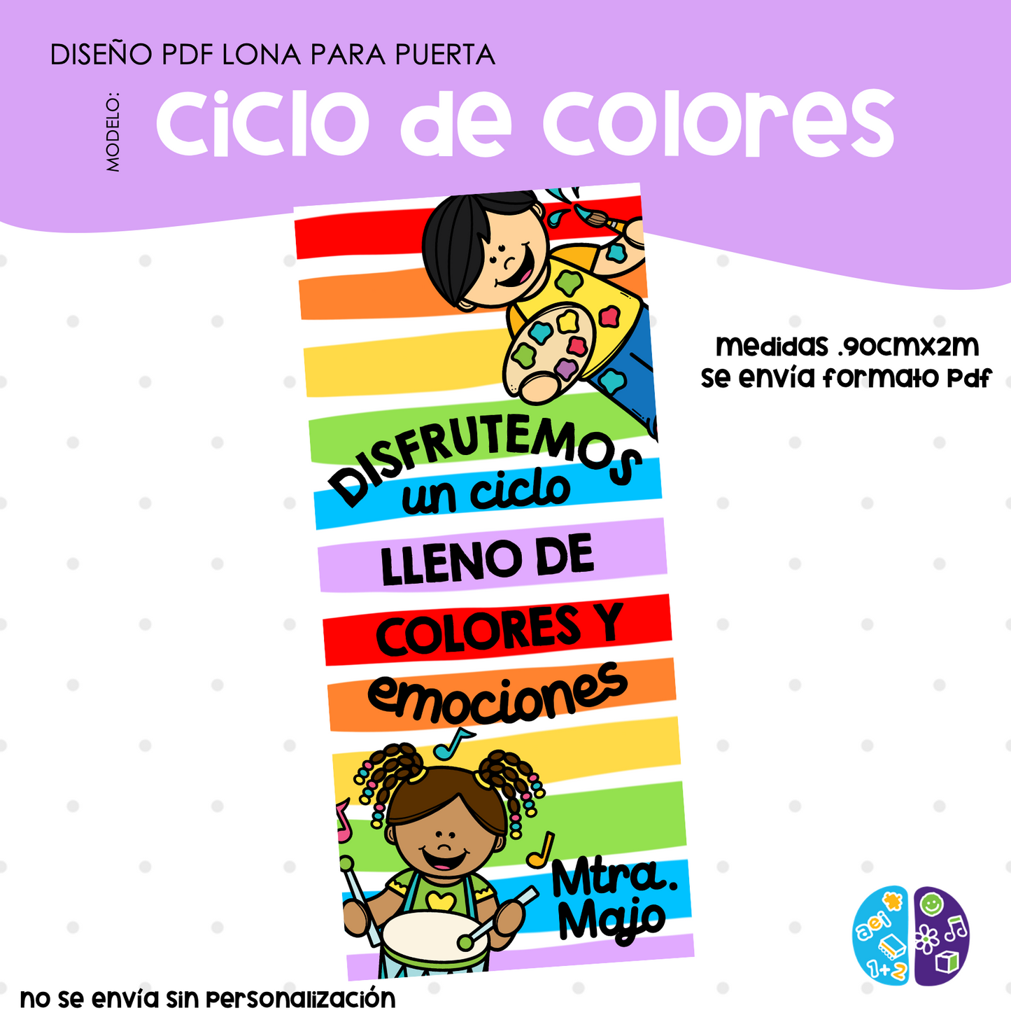 Canvas Design Cycle of Colors and Emotions