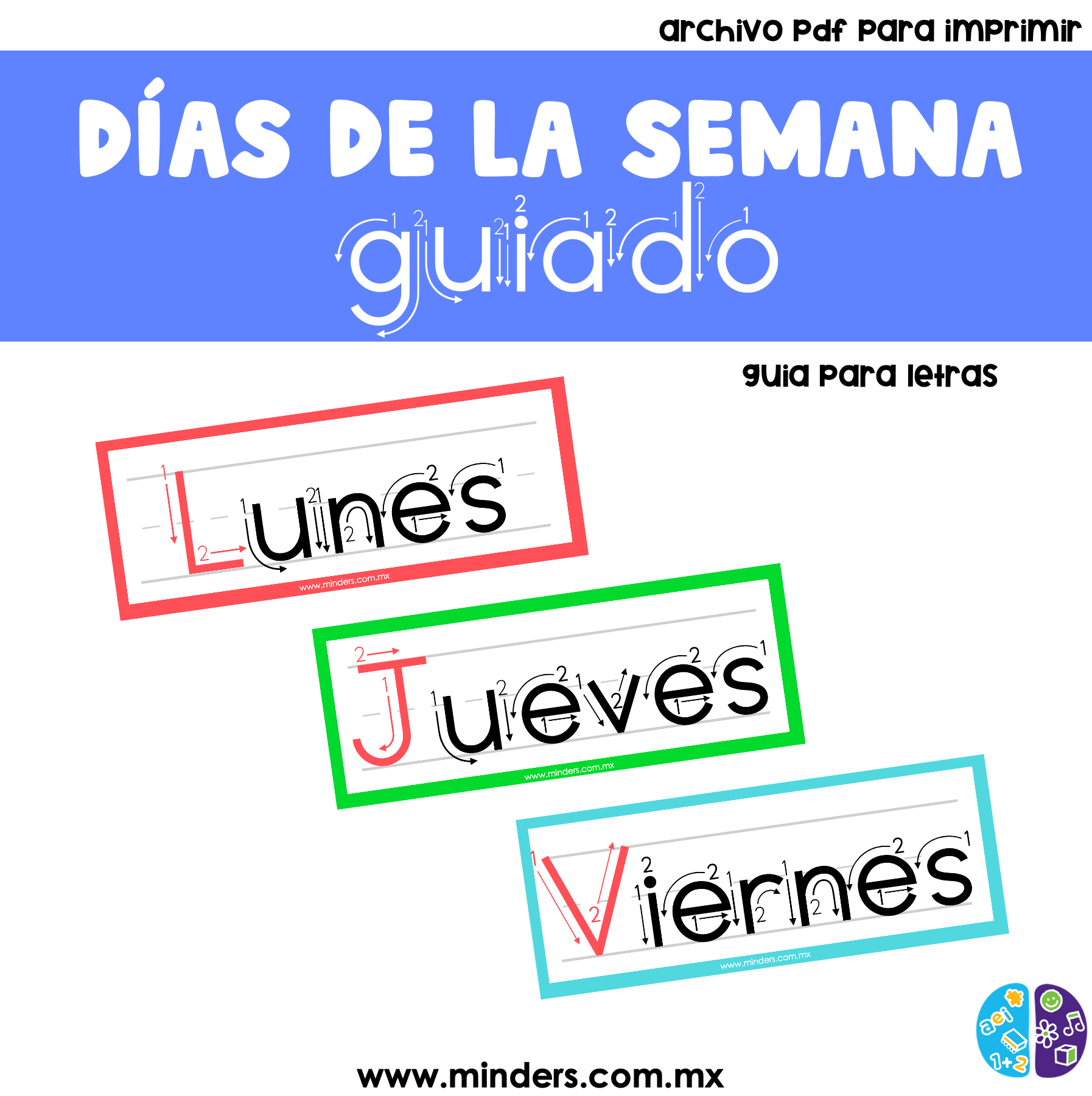 Los días de la semana guiado – Mindersmx los-d-as-de-la-semana-guiado-mindersmx
