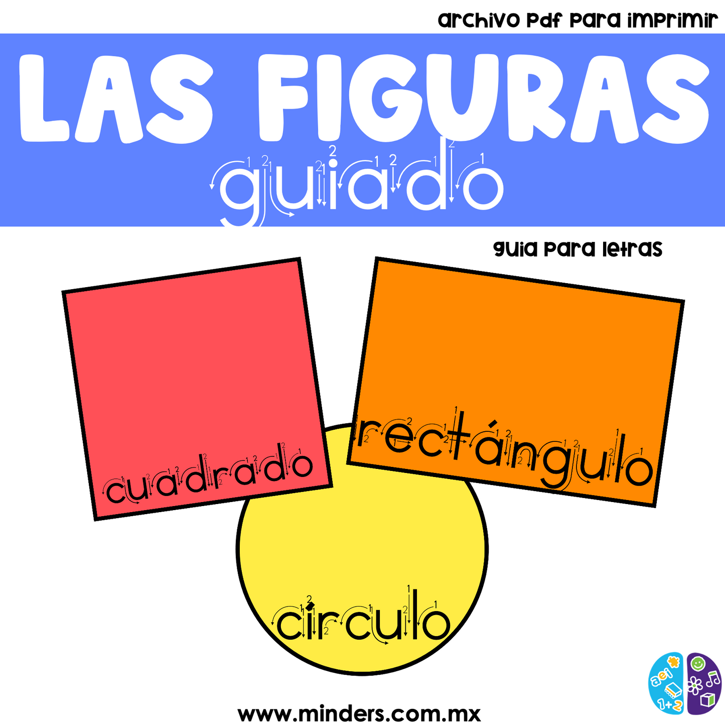 Geometric figures guided