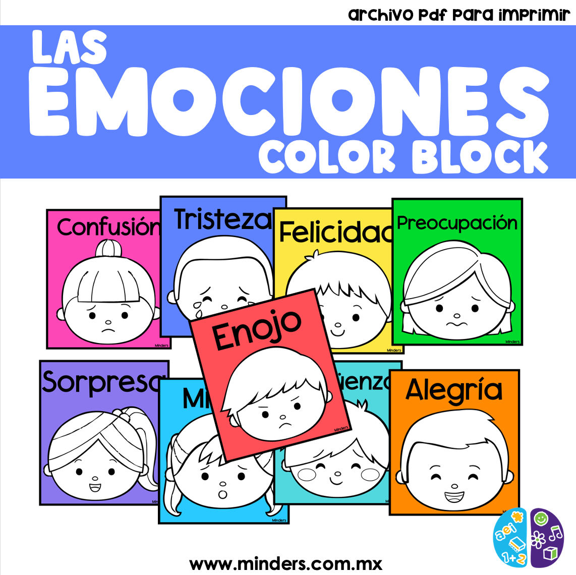 Las Emociones Modelo Colorblock