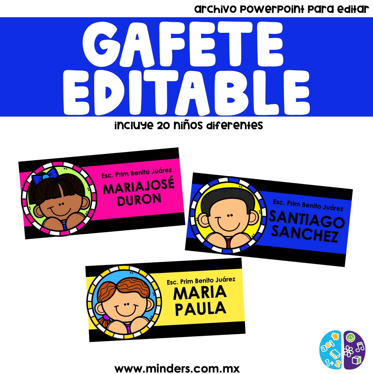Editable Neon Color Badge