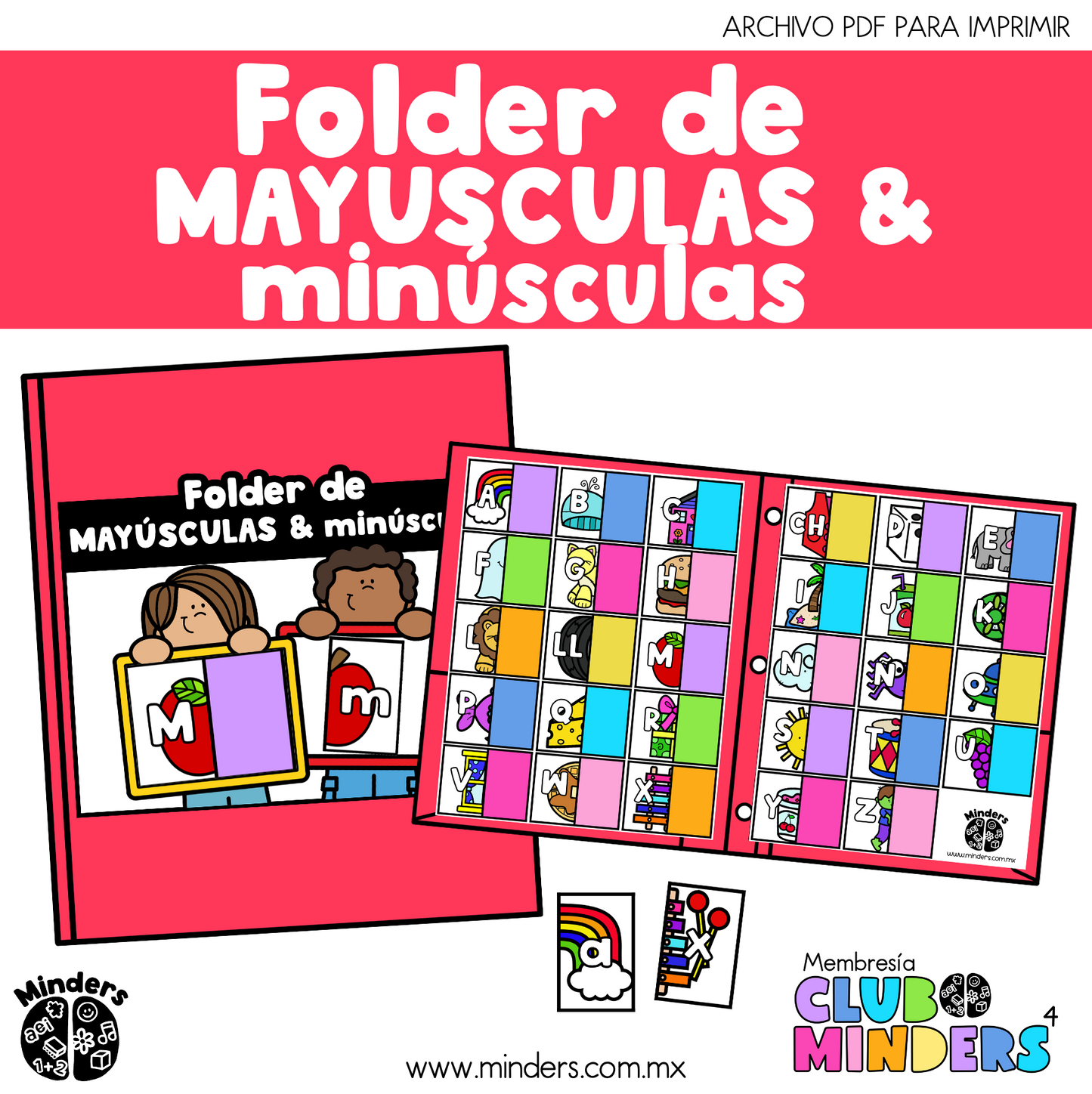 Folder de Mayúsculas y minúsculas