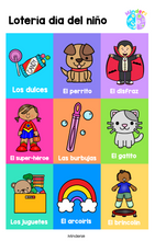 Cargar imagen en el visor de la galería, Lotería Día del Niño - Bingo