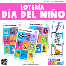 Cargar imagen en el visor de la galería, Lotería Día del Niño - Bingo
