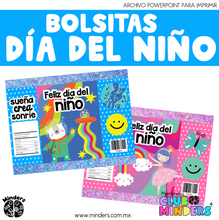 Cargar imagen en el visor de la galería, Bolsitas Día del Niño – Archivo Editable