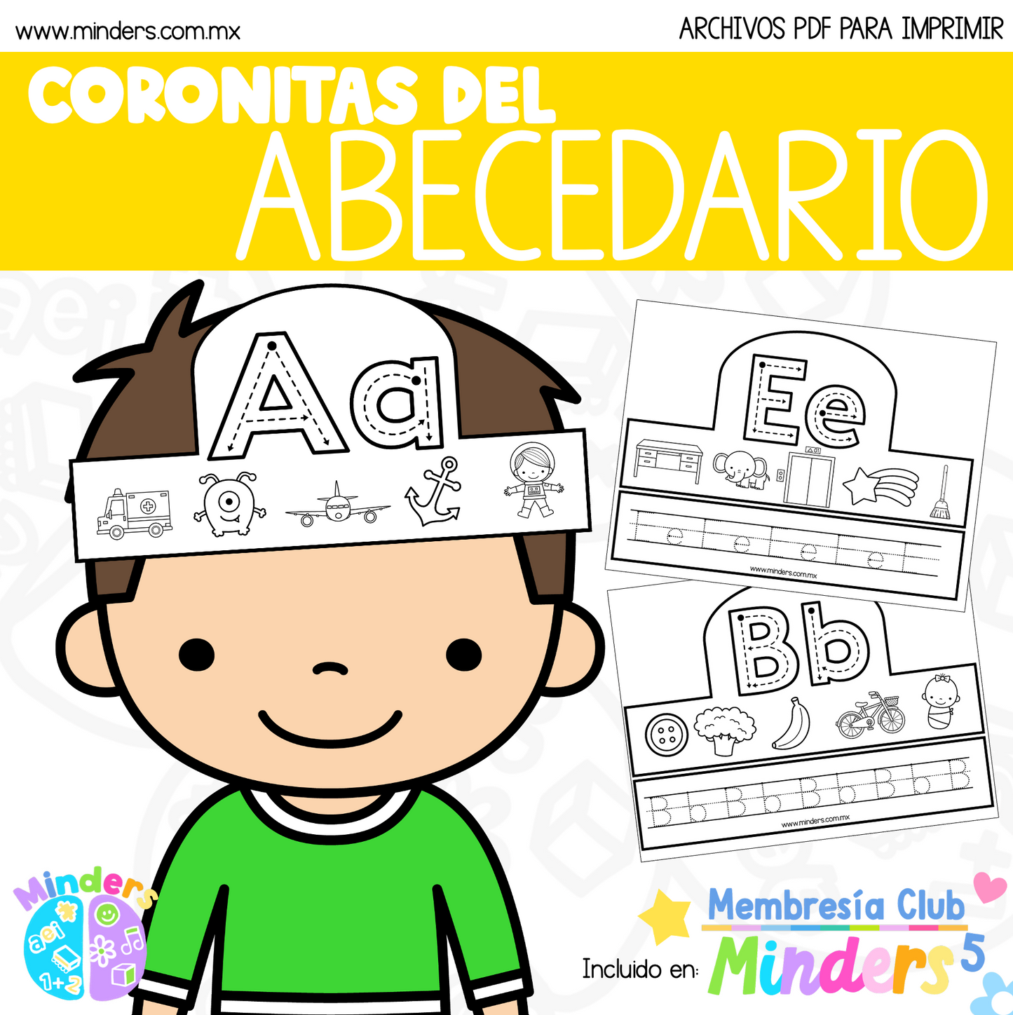 Coronitas del abecedario