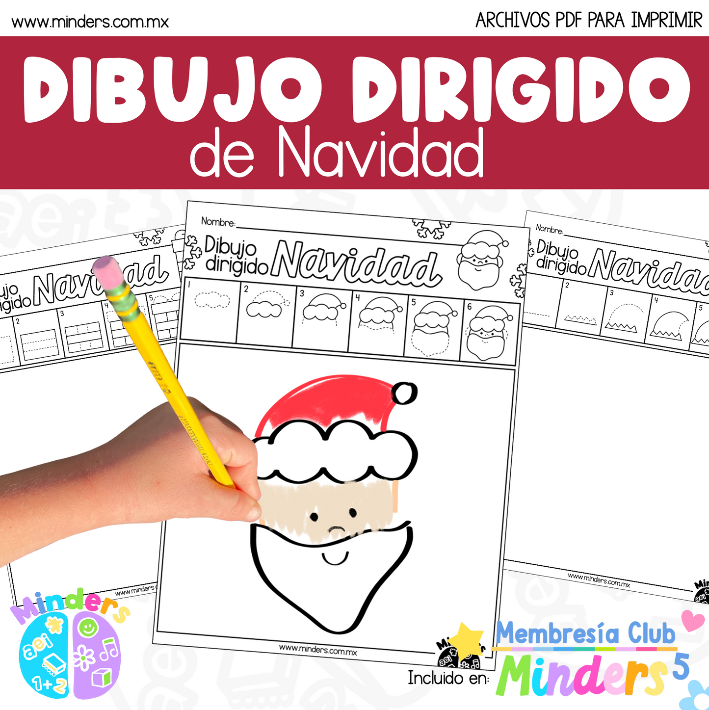 Dibujo Dirigido de Navidad
