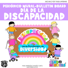 Cargar imagen en el visor de la galería, Bulletin Board - Periódico Mural Día de la discapacidad