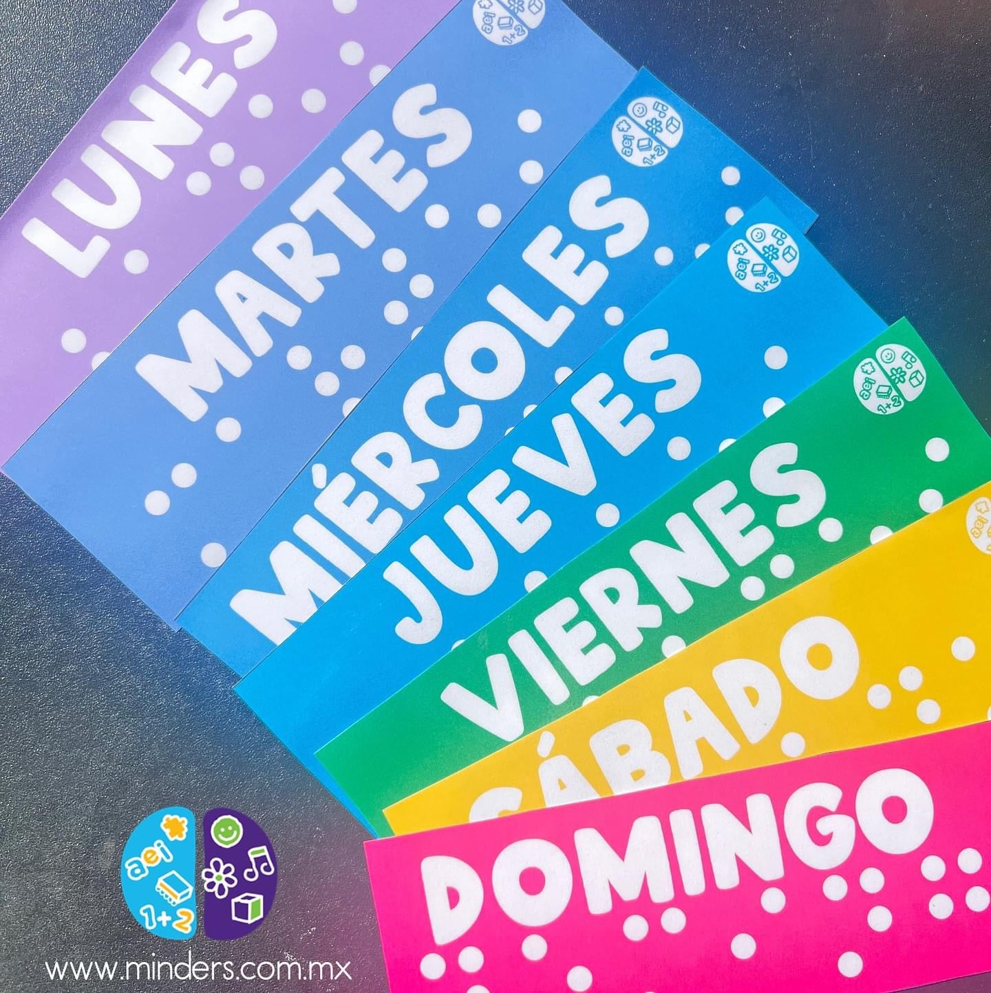 Días de la semana Braille