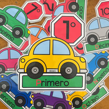 Cargar imagen en el visor de la galería, Números Ordinales Modelo Autos