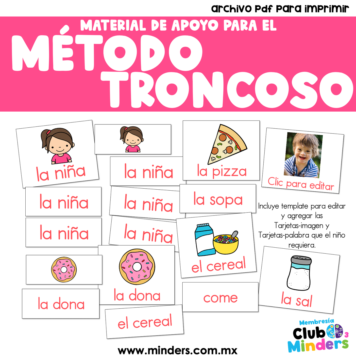 Material de apoyo para el método troncoso