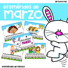 Cargar imagen en el visor de la galería, Efemérides del Mes de Marzo