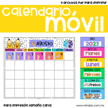 Cargar imagen en el visor de la galería, Calendario Móvil