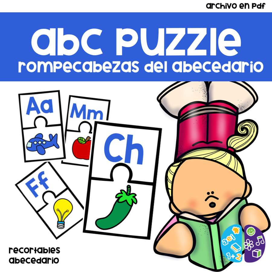 Puzzle abecedario sales