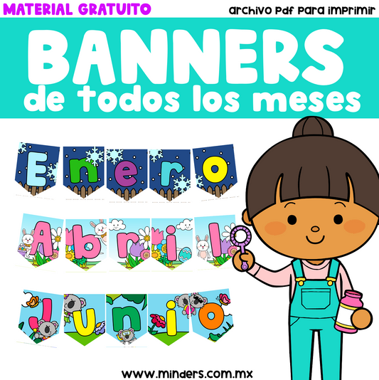 Banner de todos los meses - MATERIAL GRATUITO