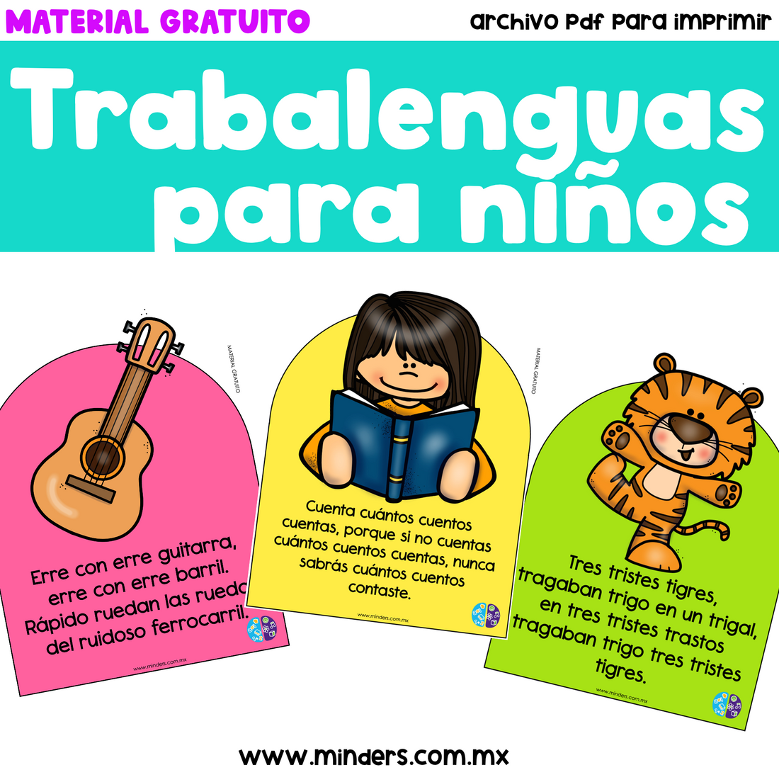 Trabalenguas para niños Material Gratuito