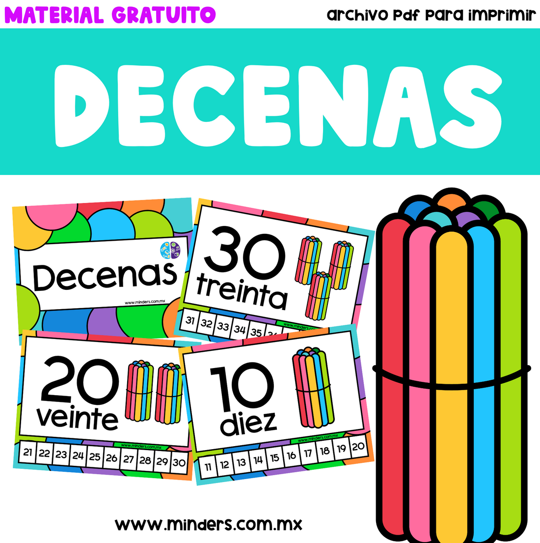 Decenas Material Gratuito