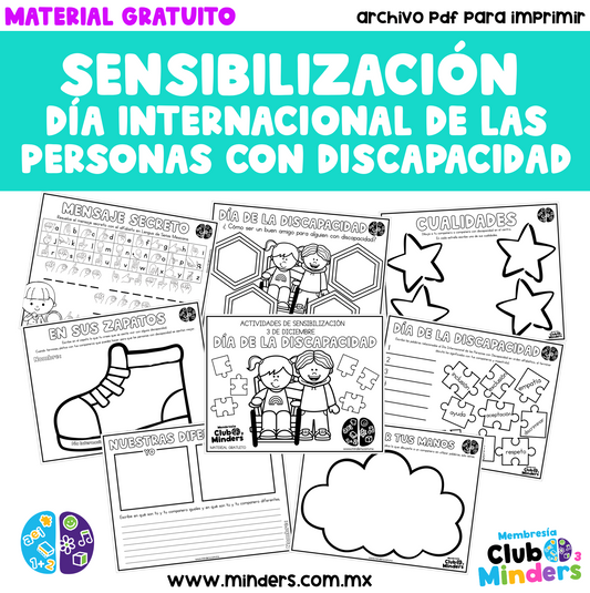 Actividades de Sensibilización Día de la Discapacidad - Material Gratuito