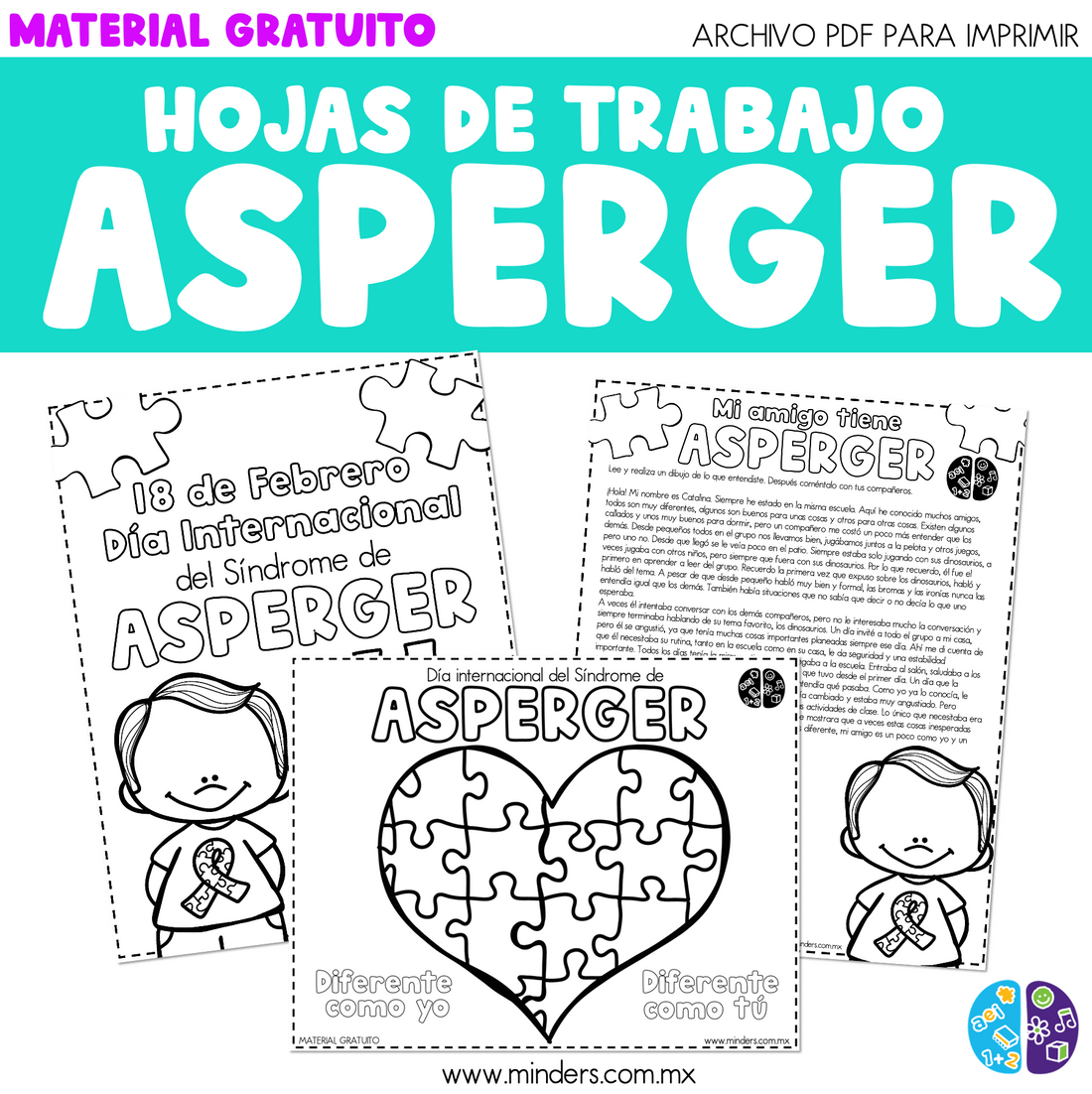 Hojas de Trabajo Asperger