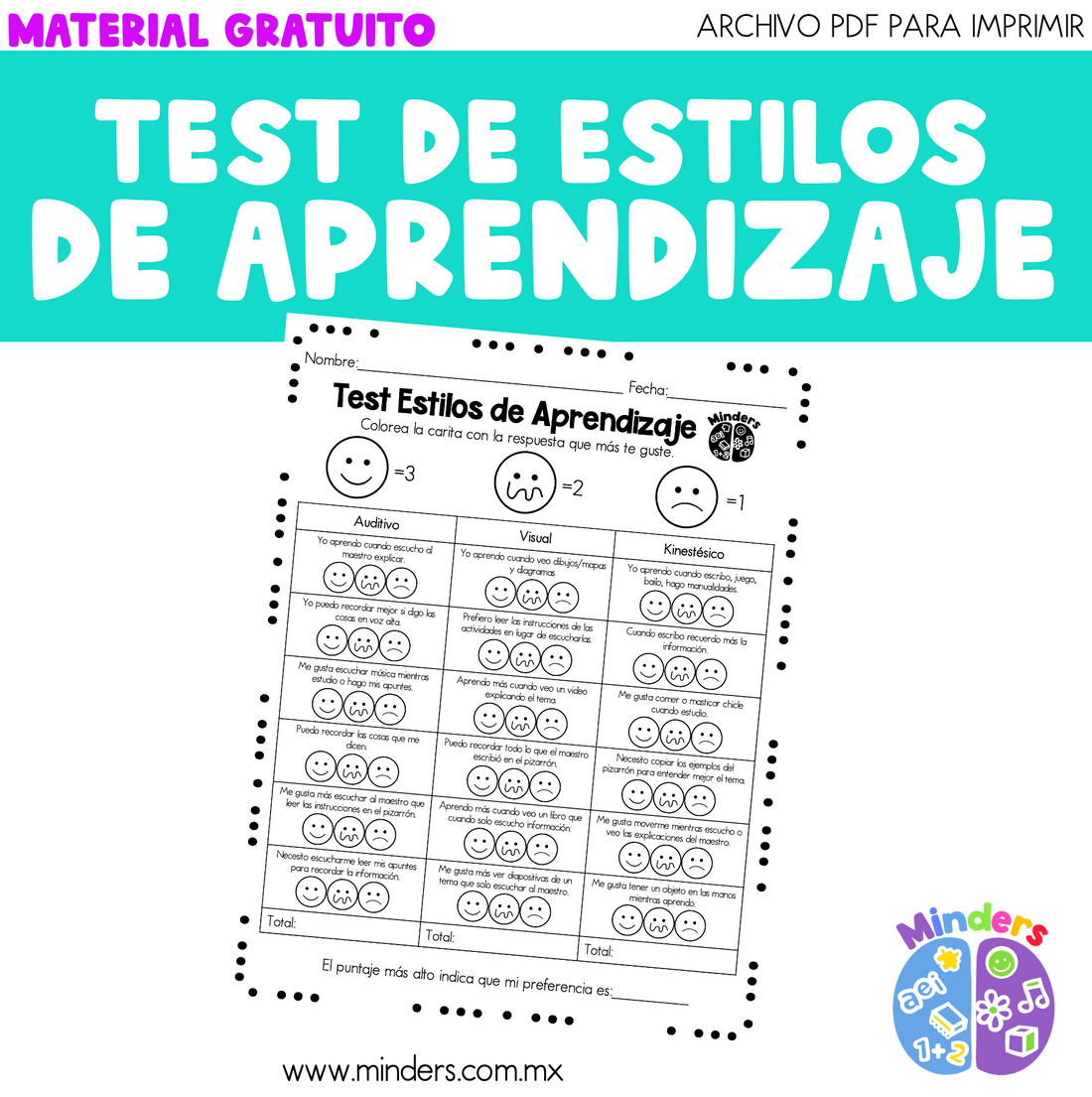 Test estilos de Aprendizaje