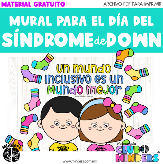 Mural Gratuito para el Día del Sindrome de down