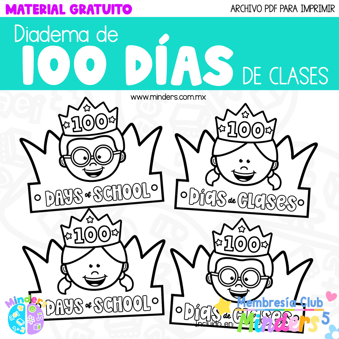 Coronitas – 100 días de clases