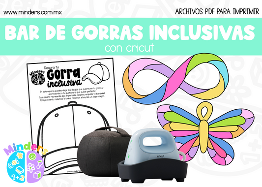 Bar de gorras inclusivas con Cricut
