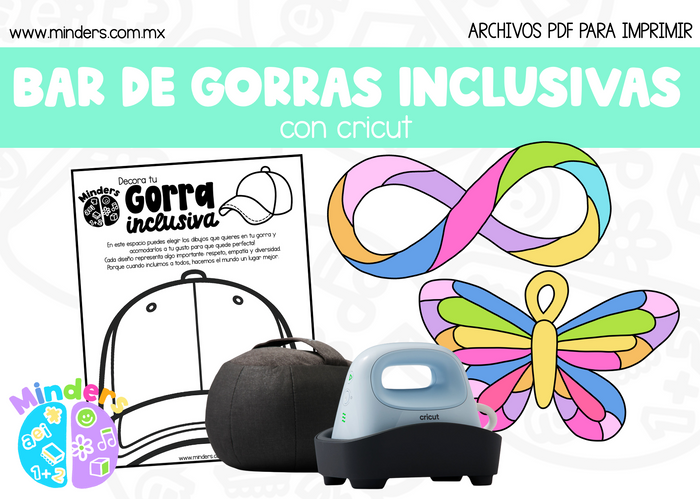 Bar de gorras inclusivas con Cricut