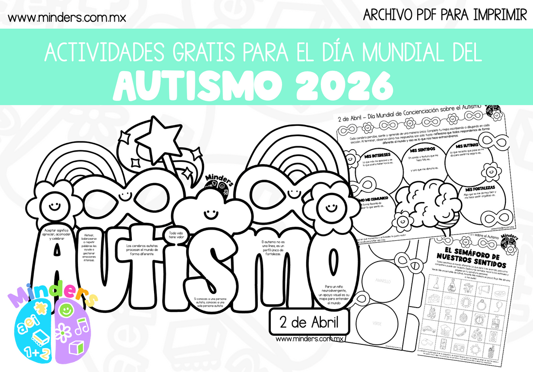 2 de abril: Recursos gratuitos para el día del Autismo ♾️🌈