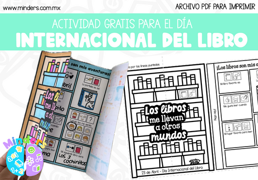 Actividad con pictogramas para el Día del Libro