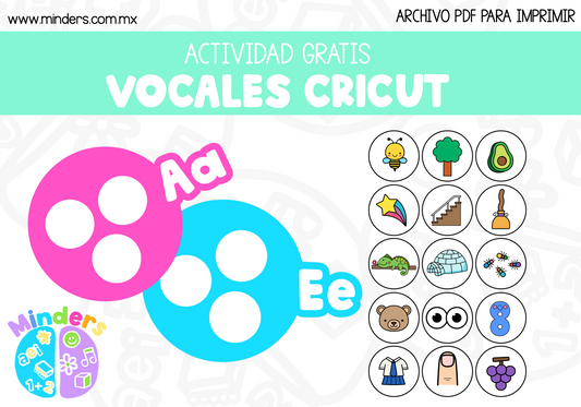 Actividad gratis: Vocales para Cricut 💚