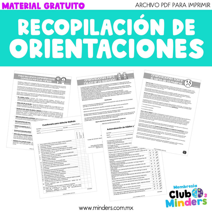 Recopilación de Orientaciones - Material Gratuito