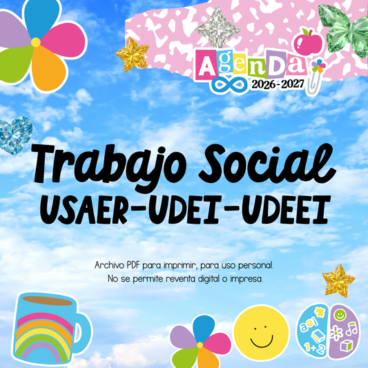 Agenda Digital PDF 2026-2027 - Trabajo Social USAER - UDEI - UDEEI