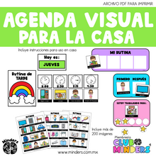 Load image into Gallery viewer, Agenda visual para la casa
