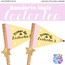 Cargar imagen en el visor de la galería, Banderín Lápiz
