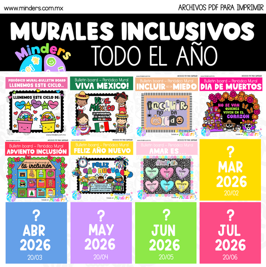 Murales inclusivos para todo el año - Growing Bundle
