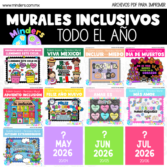 Murales inclusivos para todo el año - Growing Bundle