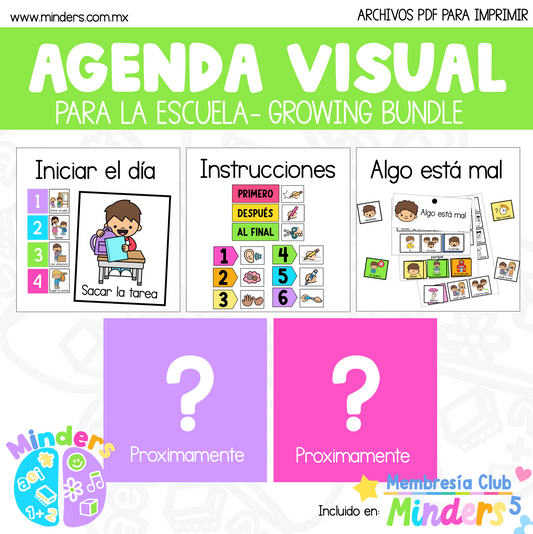Agenda Visual para la Escuela – Growing Bundle