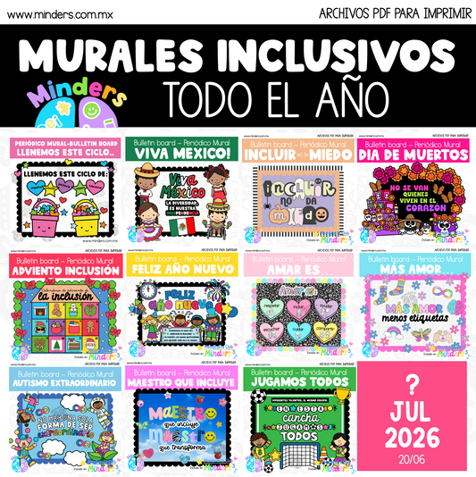 Murales inclusivos para todo el año - Growing Bundle