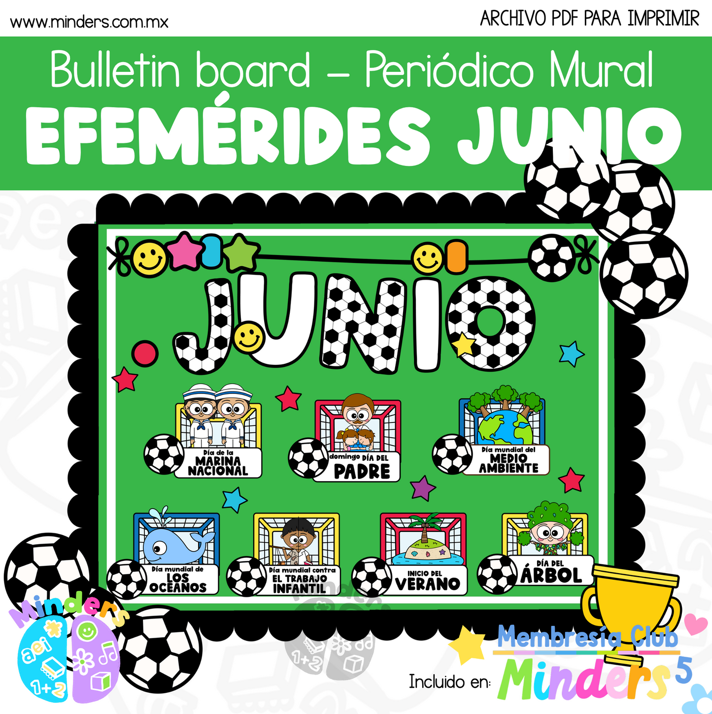 Murales Efemérides para todo el año - Growing Bundle