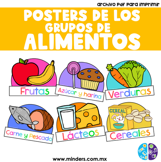 Posters de los Grupos de Alimentos