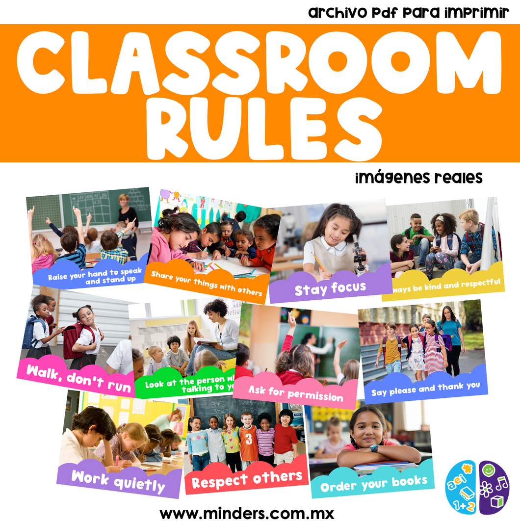 Classroom Rules Imagenes reales
