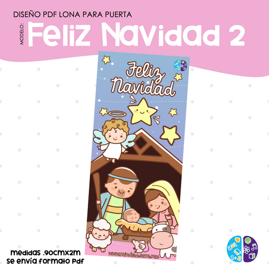 Merry Christmas Canvas Design 2