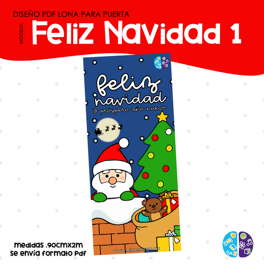 Merry Christmas Canvas Design 1