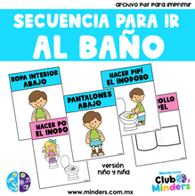 Cargar imagen en el visor de la galería, Secuencia para ir al baño
