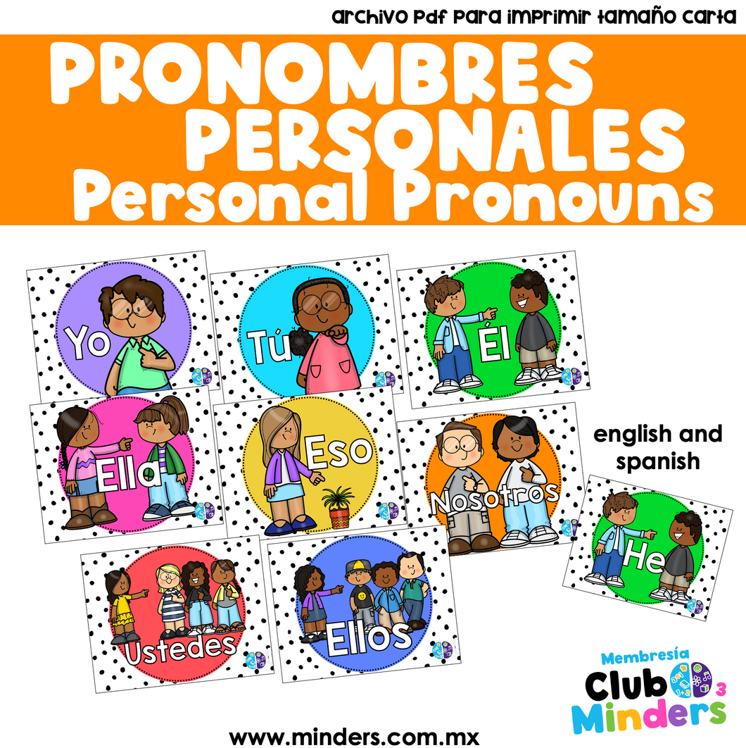 Pronombres personales - Personal pronouns